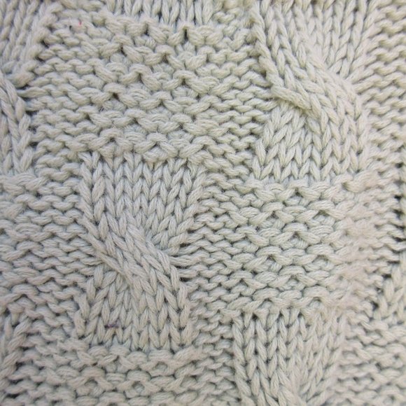 HUNTERS RUN Mint Green Fancy Knit Cardigan Short Large - Picture 5 of 5